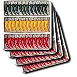 Vegetables - Chili Pepper - Coasters