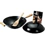 Ken Hom 14" Family Size Non-Stick Wok Set