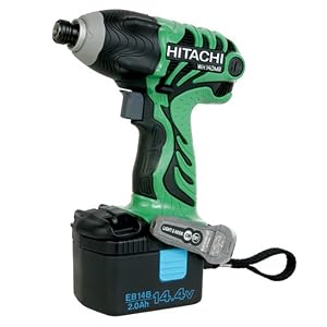 Hitachi WH14DMR 14.4-Volt Ni-Cad Cordless Impact Driver by Hitachi