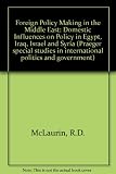 Foreign policy making in the Middle East : domestic influences on policy in Egypt, Iraq, Israel and Syria