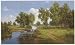 Bridge Over Brook by Slava. Size 31.36 inches width by 19.34 inches height. High Quality Art Poster Print