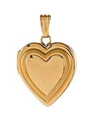 Heart Locket in 14k Yellow Gold