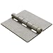 Steel Surface Mount Butt Hinge without Hole, Unplated Finish, 0.180" Leaf Thickness, 5" Open Width, 3/8" Pin Diameter, 6" Long, Removable Pin (Pack of 1)