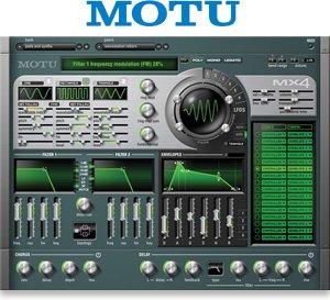 MOTU MX4 Version 2 Multi Synthesizer Virtual Instrument