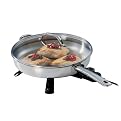 Presto 12" Electric Stainless Steel Covered Skillet