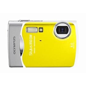 Click here to buy Olympus Stylus 850SW 8MP Digital Camera with 3x Optical Zoom (Yellow) by Olympus.