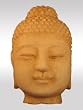 EXP Hand carved Stone Buddha Head Statue