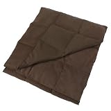 Dockers Microsuede Reversible Down Throw, Chestnut
