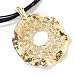 Sterling Silver / 14K Vermeil 18 Artform Dangle Leather Necklace