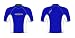 Anti-UV Rash Guard SS Blue/White Mens-SM