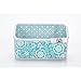 Lockerlookz/Roomlookz™ Acrylic Magnetic Aqua Bin, Aqua Poppy Caddy, and Jeweled Peony Flower Magnet Limited Edition (Set of 3) (Aqua)