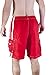 Mens Swim Trunk with Cargo Pockets Large, Red
