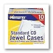 Memorex 3202-1901CP4 CLEAR STANDARD JEWEL CASES - 10 PACK Memorex 3202-1901CP4 CLEAR STANDARD JEWEL CASES - 10 PACK