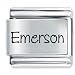 Jewelry : Name Emerson Italian Charms Bracelet Link