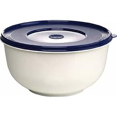 EMSA SUPERLINE 2143501200 Hefeteigsch�ssel mit Deckel 5,0 L, wei�/blau