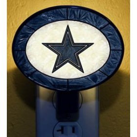Art-Glass Nightlight-Cowboys