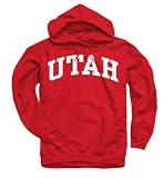 Utah Utes Red Arch Hooded Sweatshirt