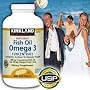 Kirkland Signature Natural Fish Oil Concentrate with Omega-3 Fatty Acids-400 Softgels
