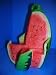 WATERMELON 3-D Table Set w/ Salt & Pepper *NEW*