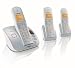 Philips CD2353 Digital Cordless Telphone With Answering Machine Triple Pack