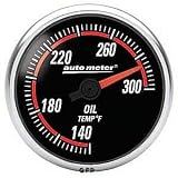 Auto Meter | 6456 2 1/16 Nexus Series - Oil Temperature Gauge - Electric - Full Sweep - 140-300 Degrees F