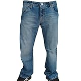 Volcom Mens Jeans Sheckler Relaxed Fit Crease Wash