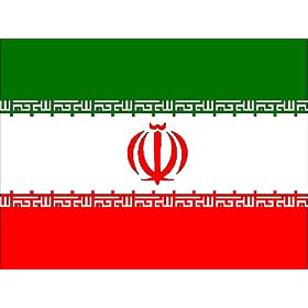 New Iran Flag Large 5ft x 3ft with 2 metal Eyelets