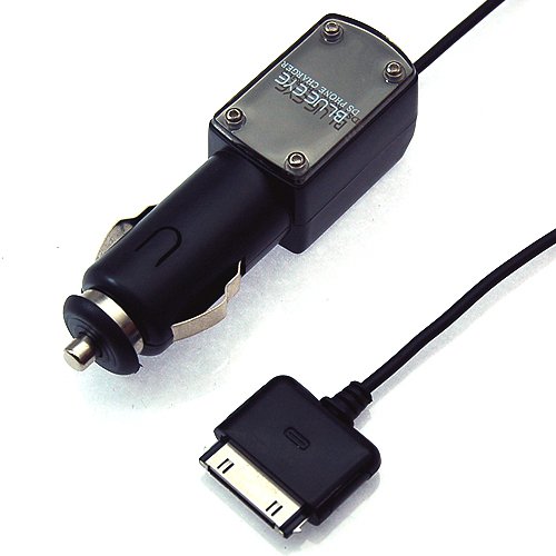 Rix iPhone 3GS/3G・iPod nano 3rd/4th・touch 1G/2G classic対応 車載用DC充電器 ブラック RX-IPDCPH2BK