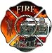 Firefighter Maltese Cross Red Fire Engine Decal 4