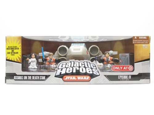 41D2RnLAjPL Star Wars Galactic Heroes and gt; Assault On The Death Star Action Figure Multi Pack