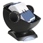 Rolodex 66871 Rolodex Covered Swivel Base Rotary File, 500 2-1/4x4 Cards, 24 Guides, BK/SKE