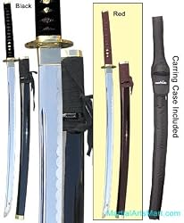 Unsharpened Katana with Carrying Case