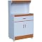 Microwave Cart - White/ Oak