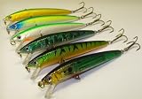 6 Custom Shallow Divers Set - N6Z - Fishing Lures - Crankbaits - Plugs