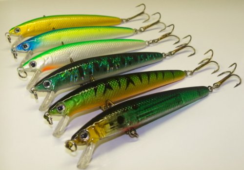6 Custom Shallow Divers Set - N6Z - Fishing Lures - Crankbaits - Plugs