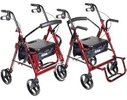 Drive Medical Duet Transport Chair/Rollator