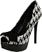 Jessica Simpson Women's Para Pump,Black/White Houndstooth,9 M US