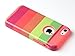 iPhone 5C case, ULAK Colorful Hybrid 2in1 TPU+PC Hard Case Cover for iPhone 5C with Screen Protector and Stylus (Rainbow + Water Red)