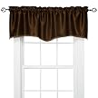 Home Scalloped Valance - Brown (54x18