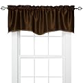 Home Scalloped Valance - Brown (54x18