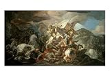 The Legendary Battle of Clavijo, in Which Asturian King Ramiro I Defeated the Muslims Art Giclee Poster Print by Corrado Giaquinto, 24x18