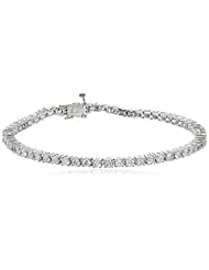 14k Gold Four-Prong Diamond Tennis Bracelet (3 cttw, H-I Color, I1-I2 Clarity)