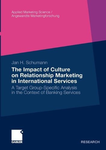The Impact of Culture on Relationship Marketing in International Services (Applied Marketing Science / Angewandte Marketingforschung)