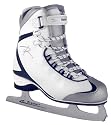 Riedell Ice Skates 625 SS Ladies White Boot - Size 8 - White/Blue