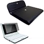 Leather Black Carrying Case Sleeve and Screen Protector / Guard for Acer Aspire One Series (10.1 Inch) Netbooks, Laptop, Computer, Notebook