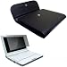 Leather Black Carrying Case Sleeve and Screen Protector / Guard for Acer Aspire One Series (10.1 Inch) Netbooks, Laptop, Computer, Notebook
