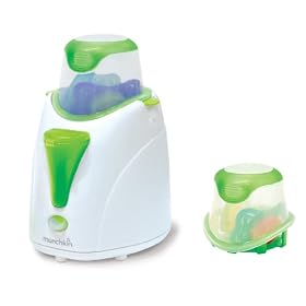 Munchkin deluxe bottle and food warmer with pacifier cleaning basket - 1 ea