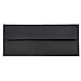 JAM PAPER #10 Business Premium Envelopes - 4 1/8 x 9 1/2 - Black Linen - 25/Pack