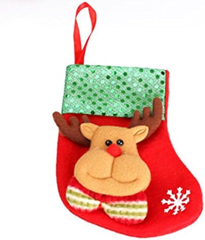 Zmike Christmas Stockings Socks Gift Bag Decoration Supplies (B)