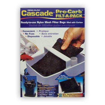 Penn Plax Cascade Canister Filter Pro-Carb Filt-A-Pack
